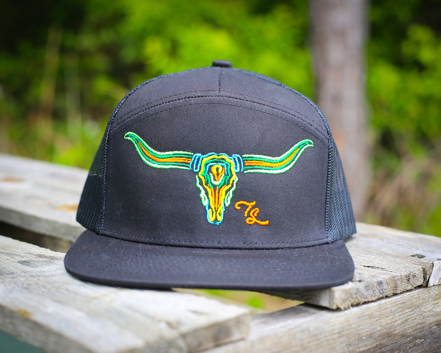 TS144 - Neon Longhorn - snapback