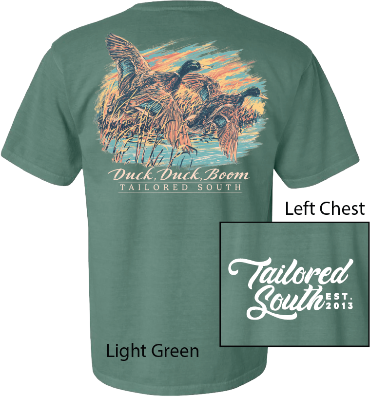 TS008 - Ducks Light Green