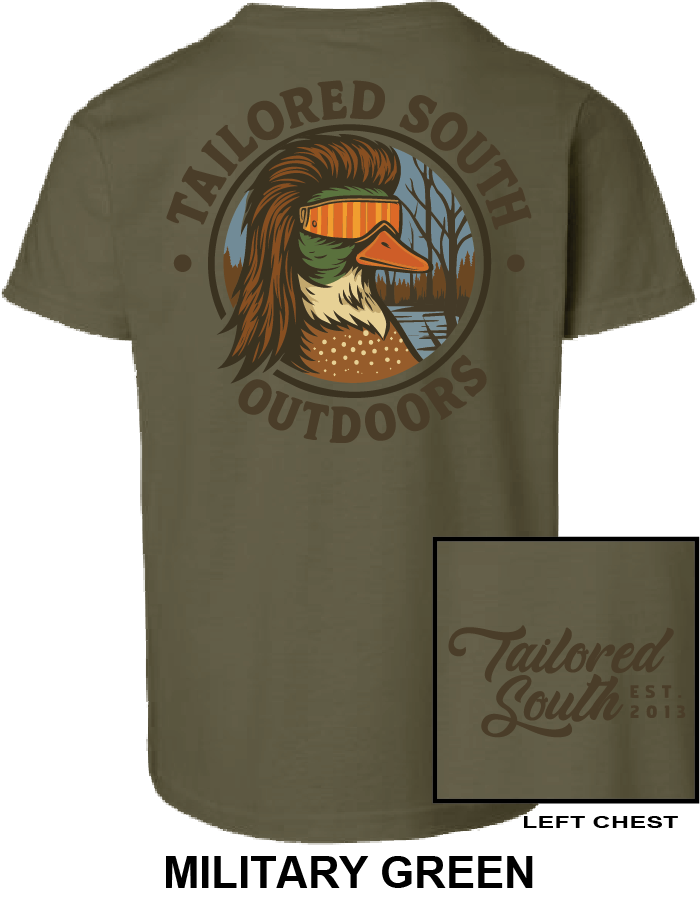 TS025Y - Mallard Mullet - Military Green