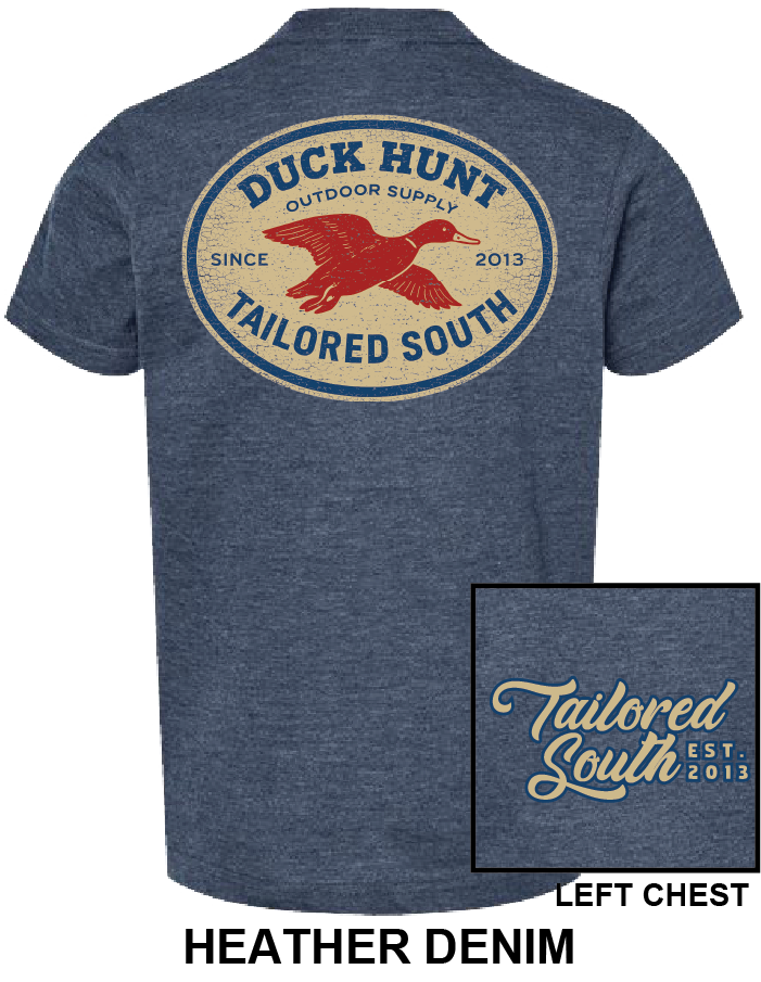 TS030Y - Oval Duck - Heather Denim