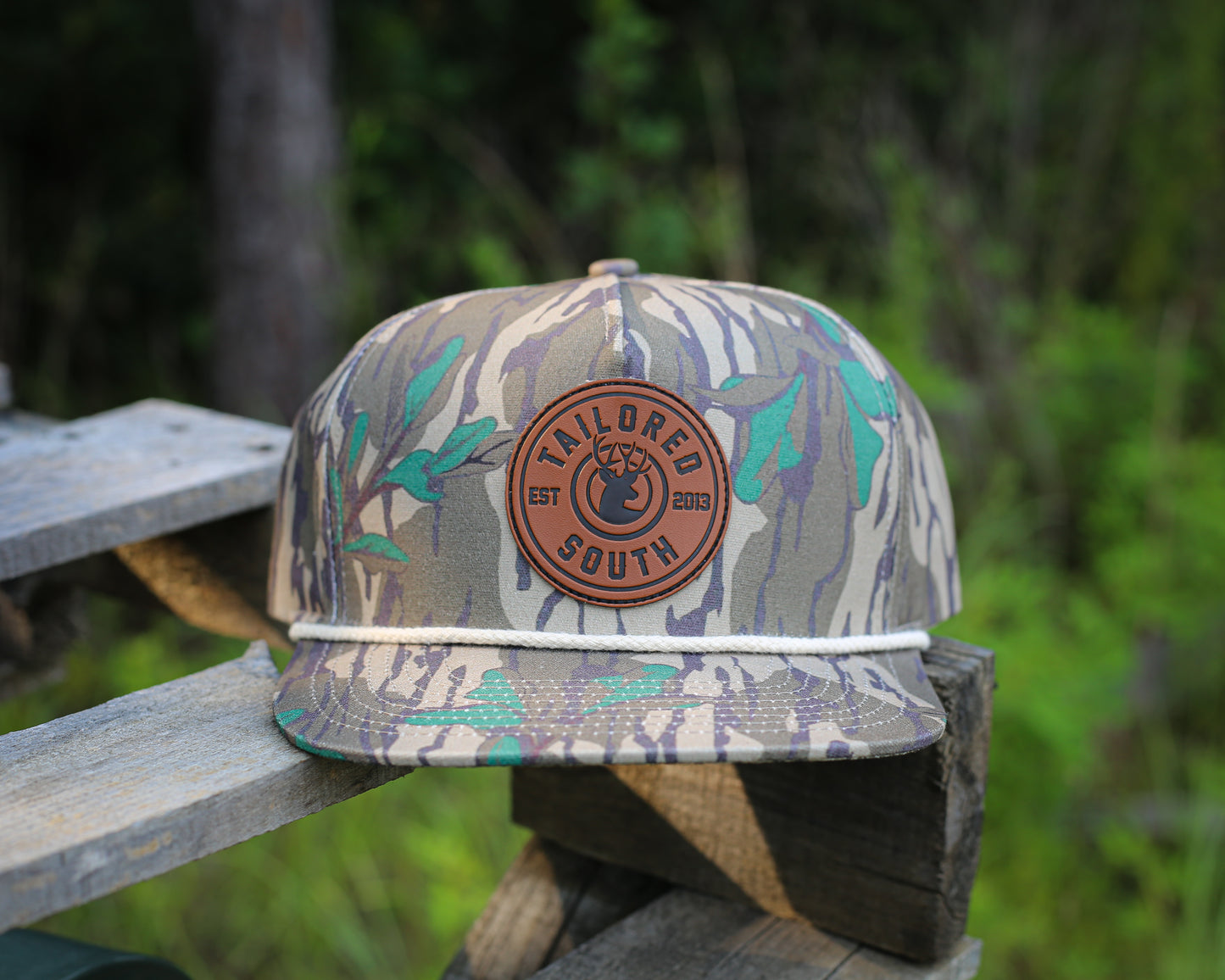 TS132 - Break up Camo - Deer leather patch