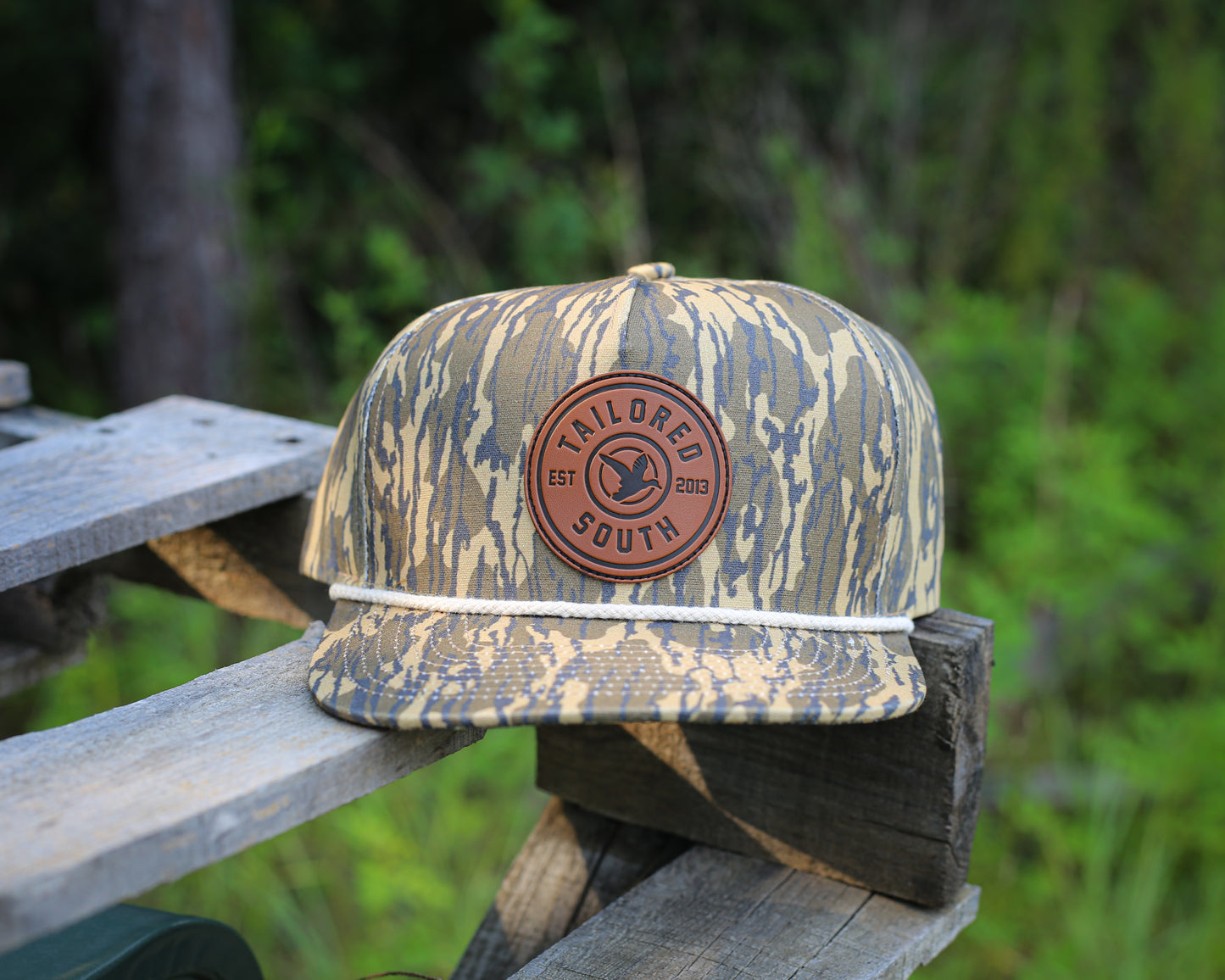 TS133 - Lowland Camo - Duck leather patch