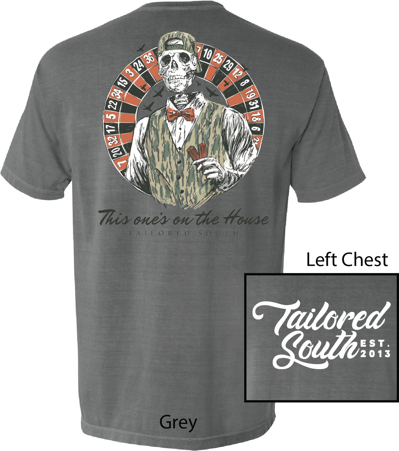 TS013 - On The House Grey