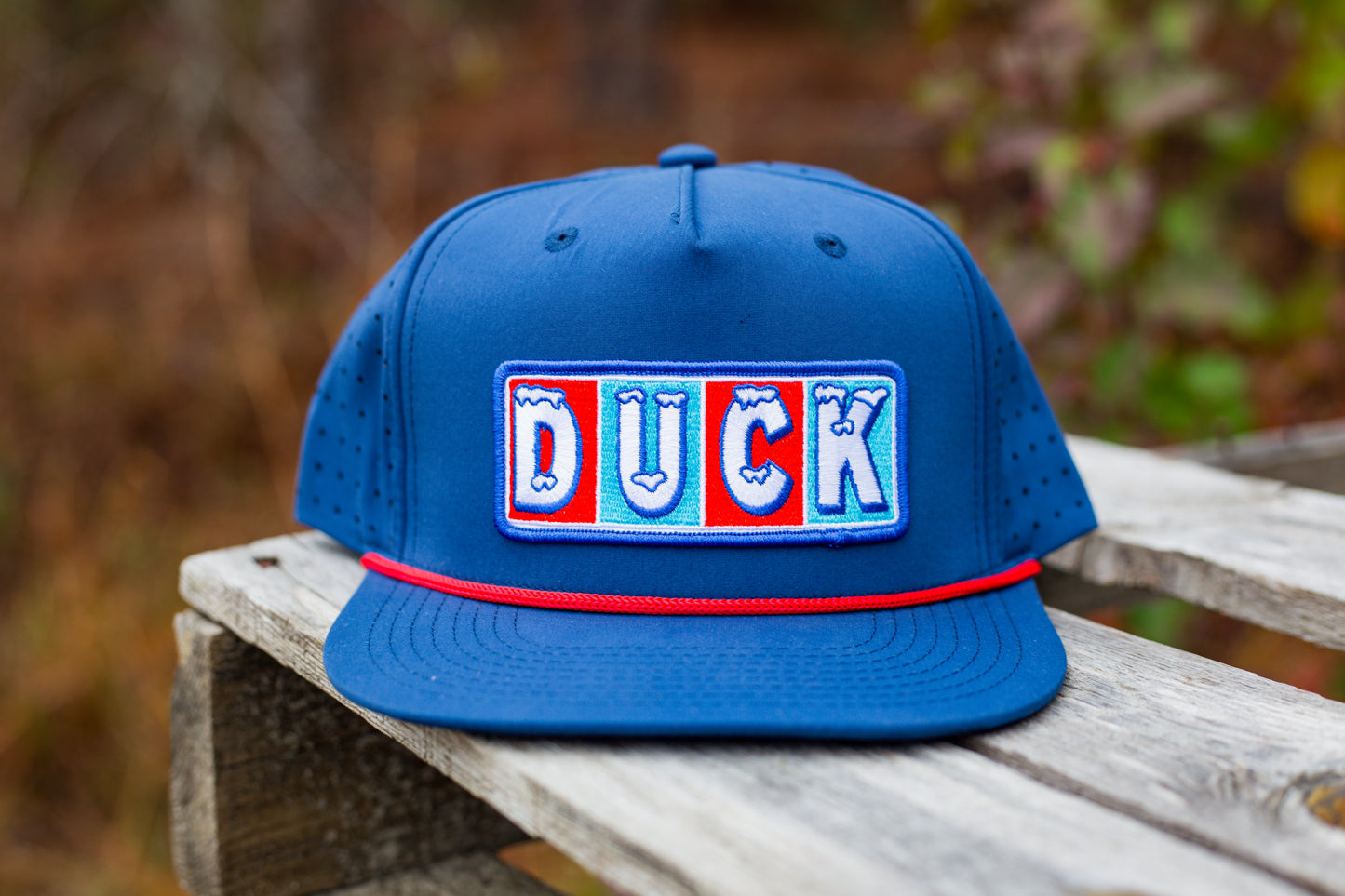 FF27 - Duck Icee Patch - 5perf Navy Red Rope