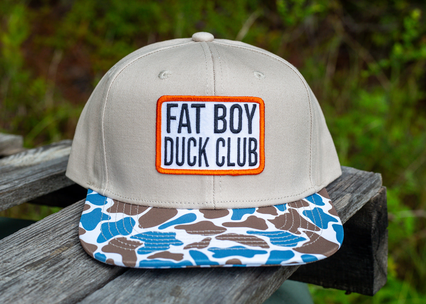 FF13 - Fat Boy Duck Club Patch Beige/Blue osc