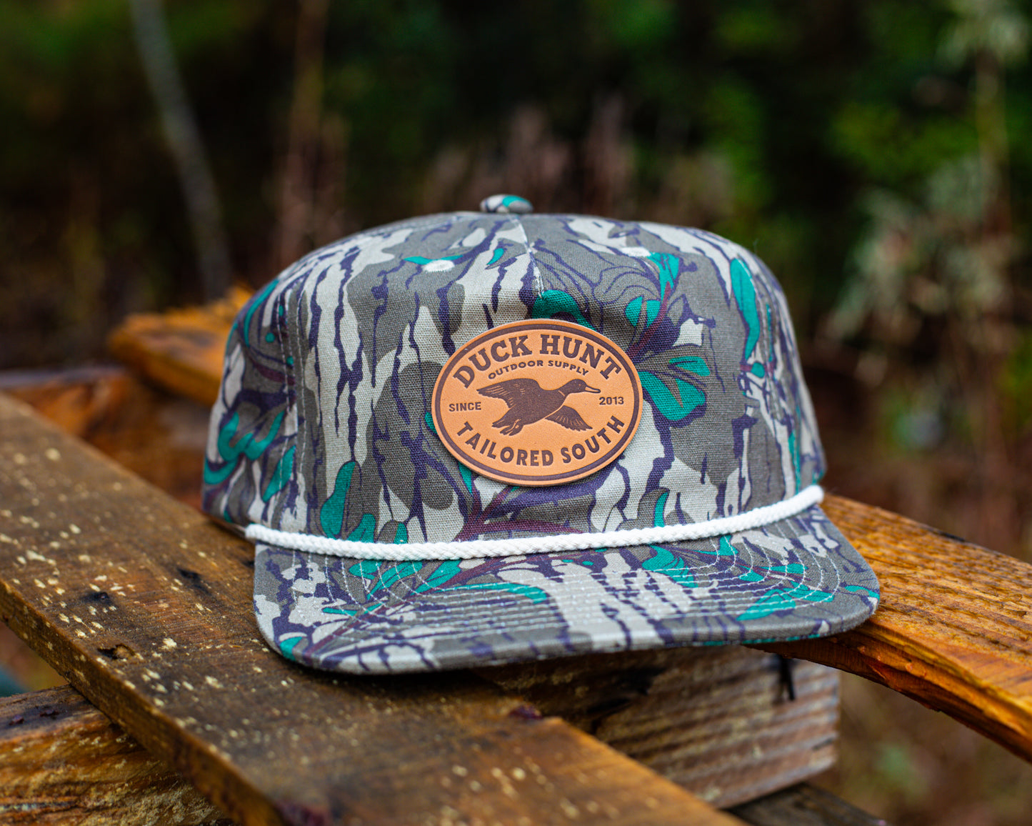 Duck Hunt Leather patch - Snapback