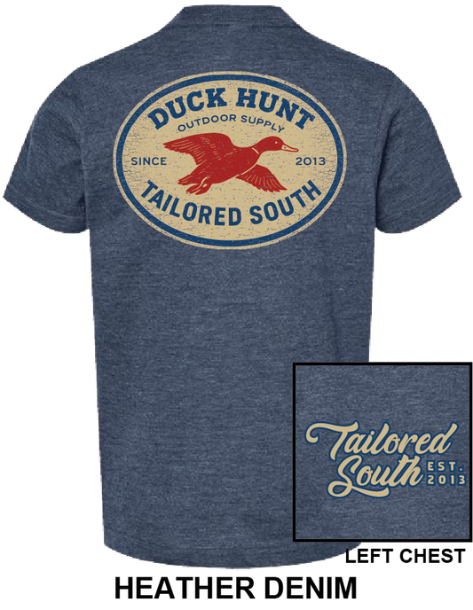 TS030Y - Oval Duck - Heather Denim